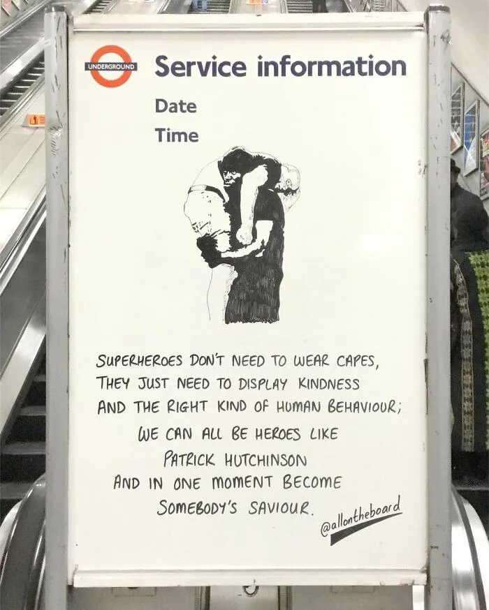 50 Of The Best Messages On The London Underground Notice Boards Written By 2 Masked Guys