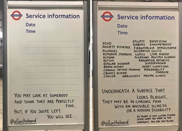 50 Of The Best Messages On The London Underground Notice Boards Written By 2 Masked Guys