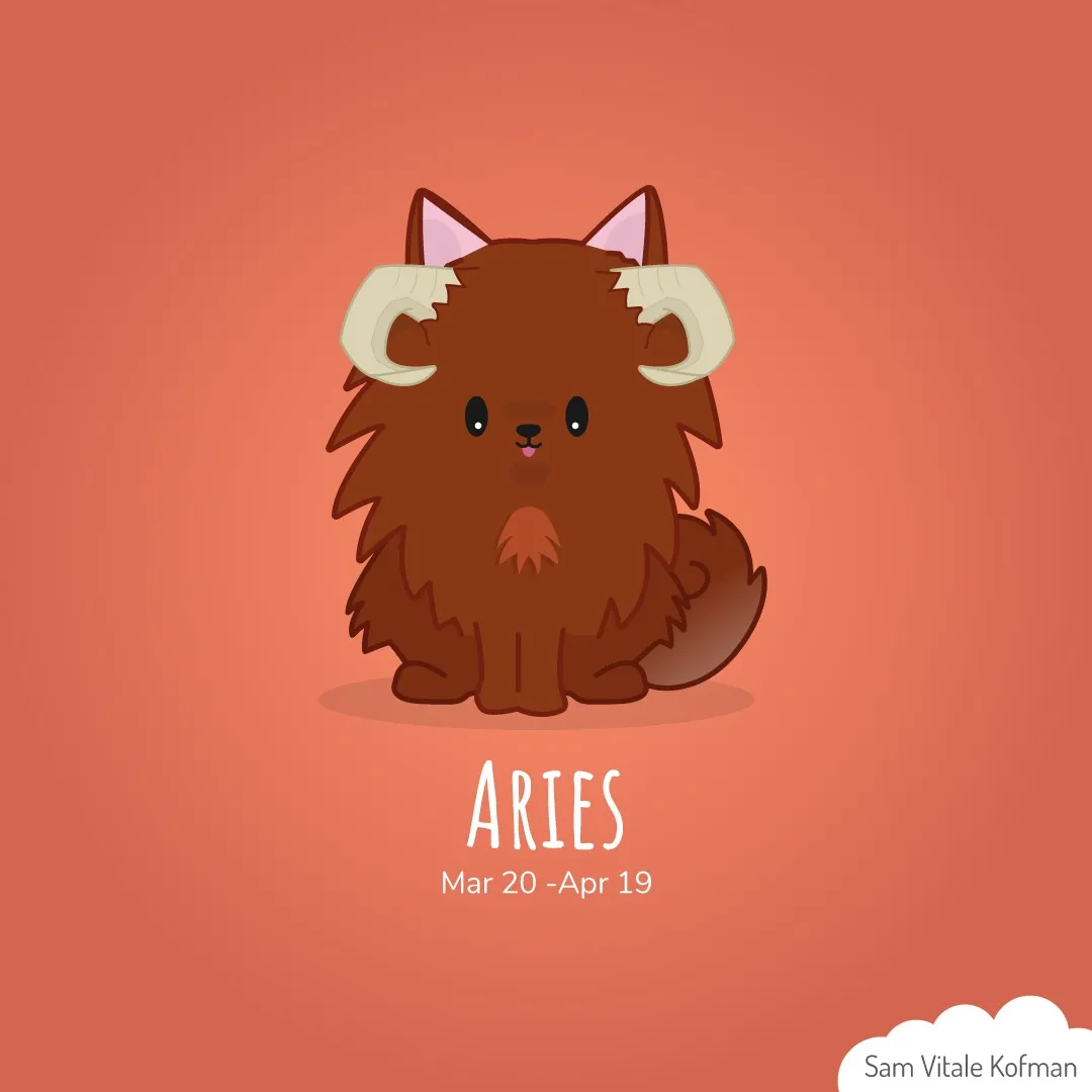 Inspired By My Pomeranian, I Created "Poms Of The Zodiac"