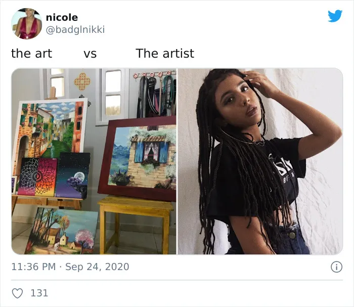 45 Of The Best Responses To The "Art Vs. Artist" Challenge