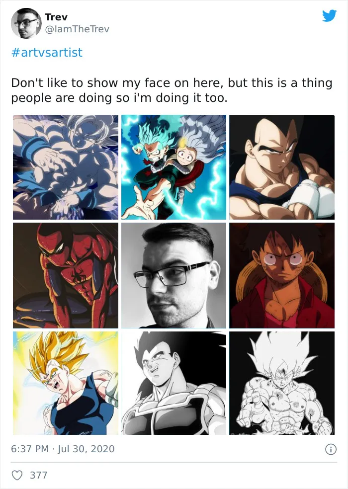 45 Of The Best Responses To The "Art Vs. Artist" Challenge