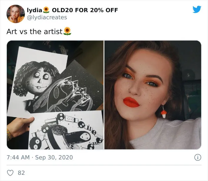45 Of The Best Responses To The "Art Vs. Artist" Challenge