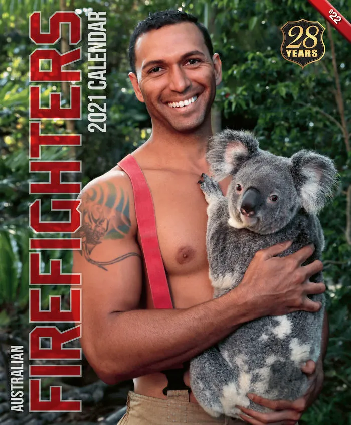 Australian Firefighters Pose For Their 2021 Charity Calendar To Treat Injured Wildlife From The Recent Fires (18 Pics)