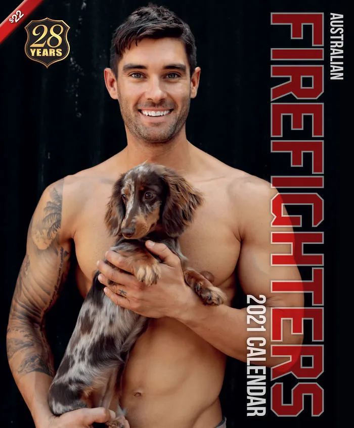 Australian Firefighters Pose For Their 2021 Charity Calendar To Treat Injured Wildlife From The Recent Fires (18 Pics)