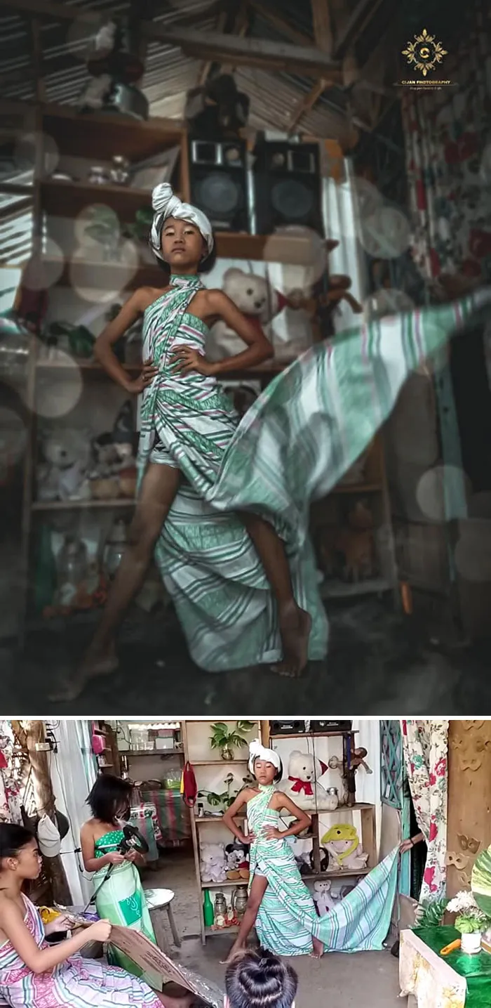 Guy From The Philippines Throws His Siblings And Cousins A Low Budget Photoshoot, And The Results Look Amazing
