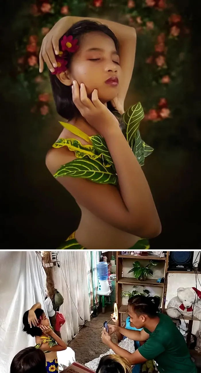 Guy From The Philippines Throws His Siblings And Cousins A Low Budget Photoshoot, And The Results Look Amazing