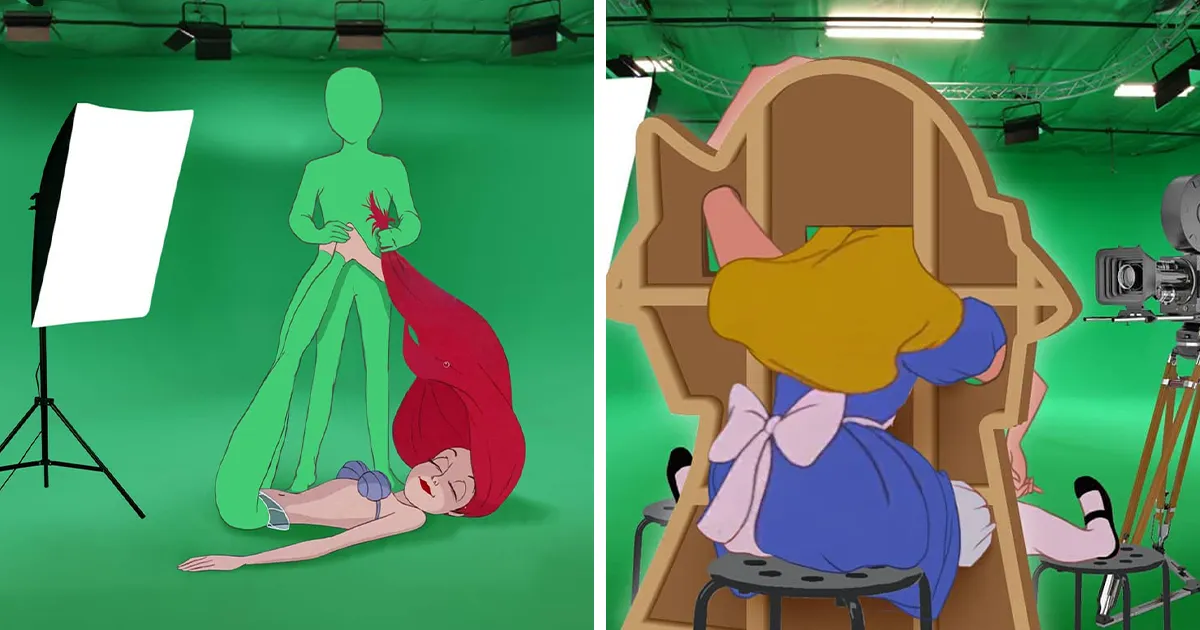11 Behind-The-Scenes Pics Of Disney's Famous Scenes