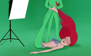 11 Behind-The-Scenes Pics Of Disney's Famous Scenes