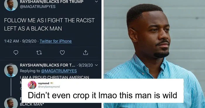 Fake Black Trump Supporter On Twitter Forgets To Crop Out Google Search For His Profile Pic, And It’s Cracking People Up