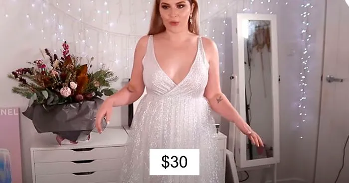 Woman Orders 10 Wedding Dresses From The Wish App, Shows The Expectations Vs. Reality