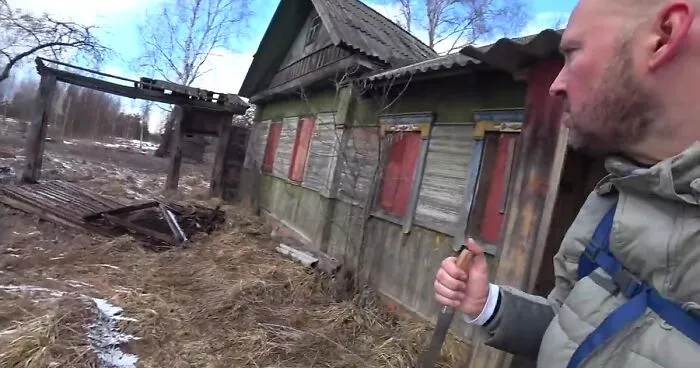 Guy Explores The Real Chernobyl Exclusion Zone, Discovers a 92 Y.O. Grandma and Her Son Living There