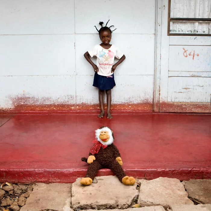 Bothe, 4 años, Maun, Botswana