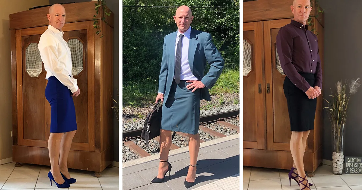 Las faldas y tacones no son solo para mujeres, y este hombre lo demuestra perfectamente (30 fotos)