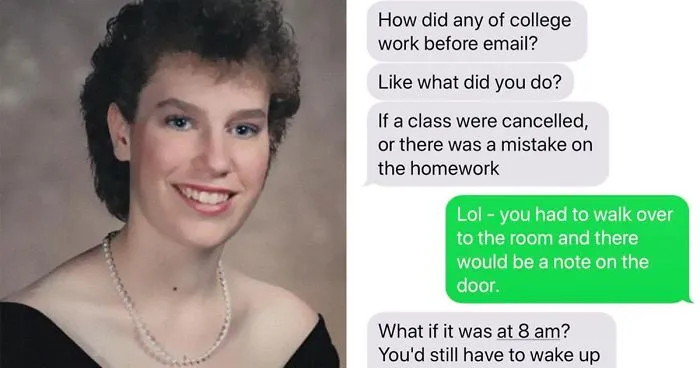 Young Person Is Clueless About How People Lived Before E-Mail, And His Texts With An Older Person Go Viral