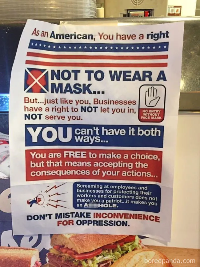 This Paper Sign At Our Local Sandwich Shop