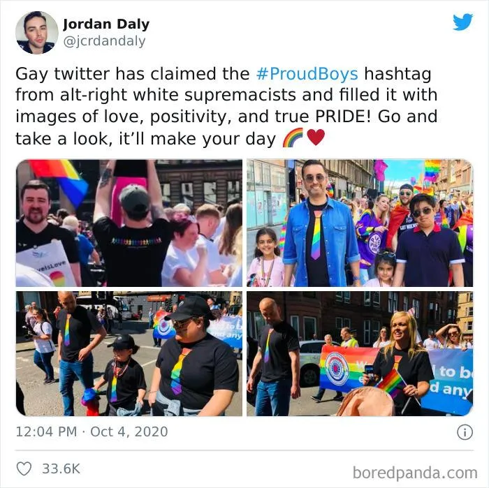 White Supremacist Group Makes The #ProudBoys Hashtag A Thing, The Gay Community Hijacks It