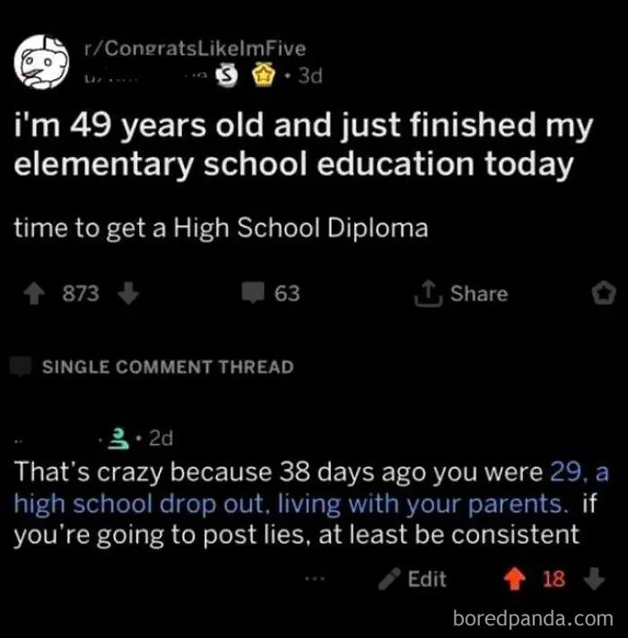 What A Weird Thing To Lie About