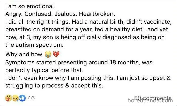 And Guess What She’d Have Blamed Her Son’s Autism On If She Did Vaccinate?