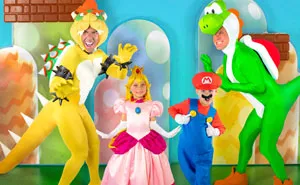 We Are Two Dads With Twins And Every Year We Put Together Full-Body Halloween Costumes For Our Family (6 Pics)