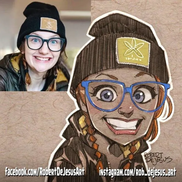 Artist Takes Pictures Strangers Send Him And Creates Cartoon Characters (30 New Pics)