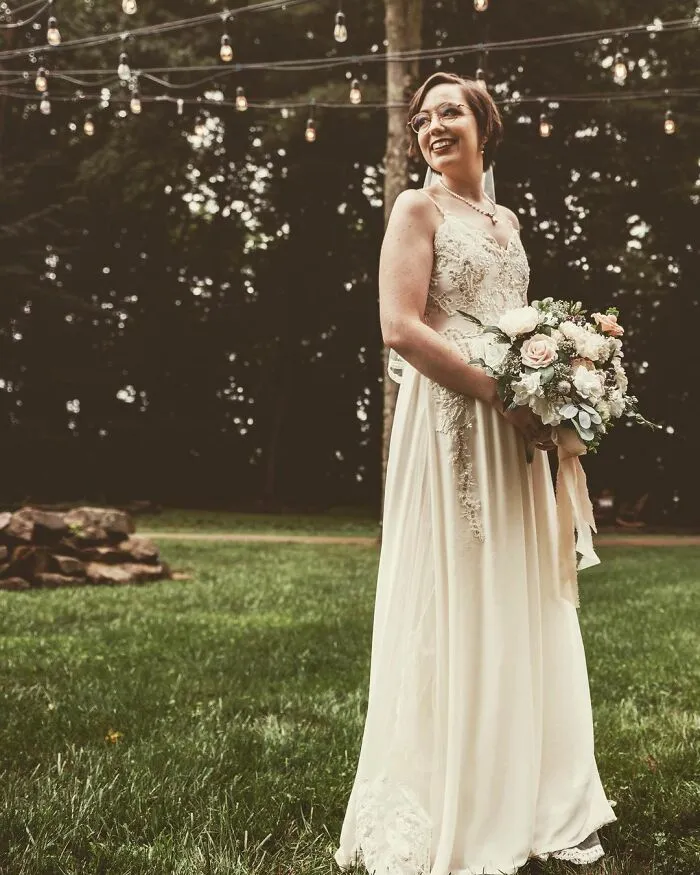 Finally Pictures Of My  DIY Wedding Dress