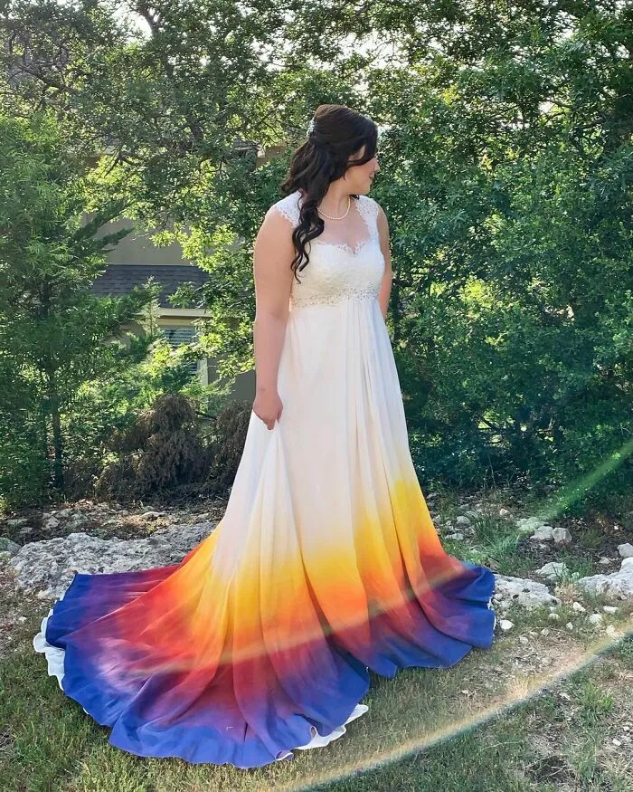 This Dress Is The Star 🌟 And She Did It Herself After Seeing It On Pinterest. Congrats