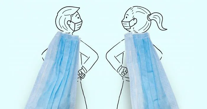 To Create More Awareness On How To Use Face Masks Correctly, I Created These 12 Illustrations
