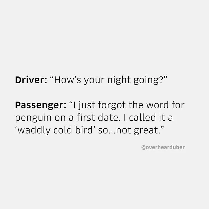 40 'Overheard' Conversations During Uber Rides From This Instagram Account