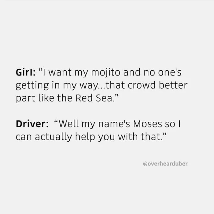 40 'Overheard' Conversations During Uber Rides From This Instagram Account