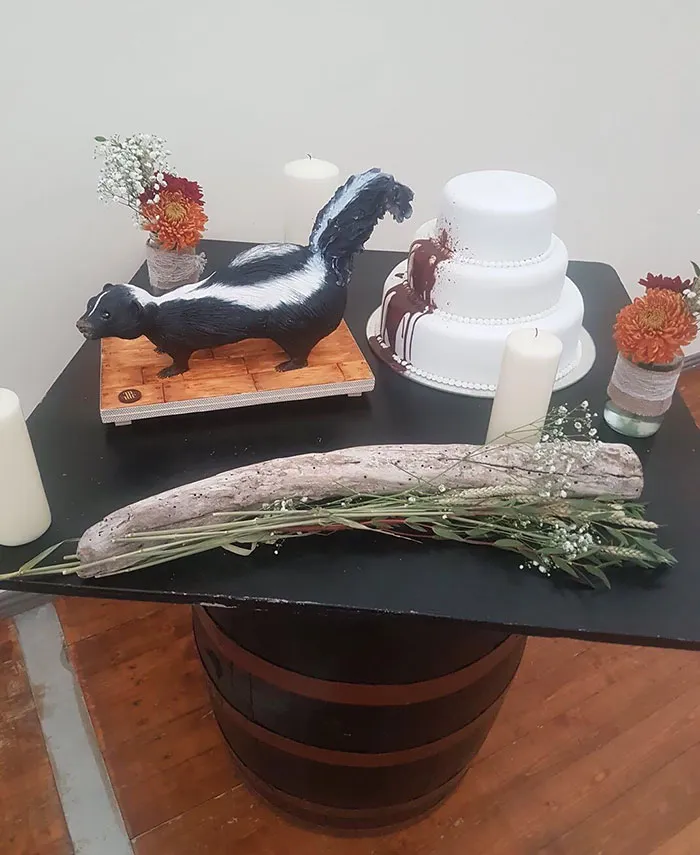 A Facebook Friend’s Wedding Cake