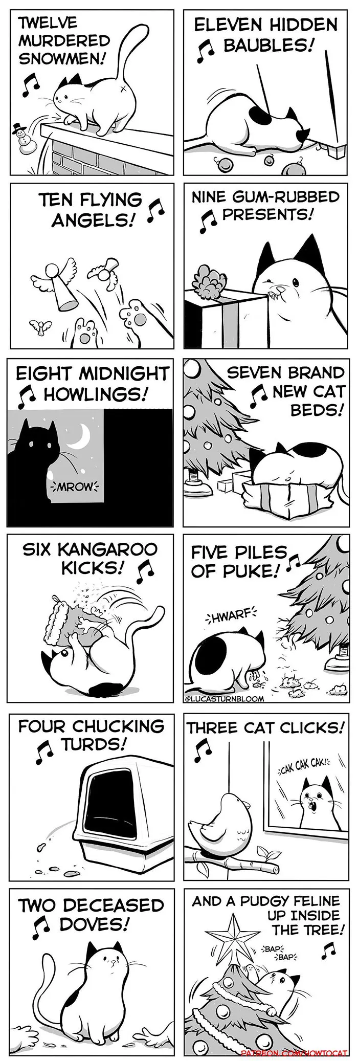 30 Funny Comics About The Reality Of Living With A Cat (New Pics)