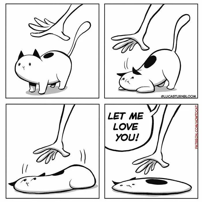 30 Funny Comics About The Reality Of Living With A Cat (New Pics)