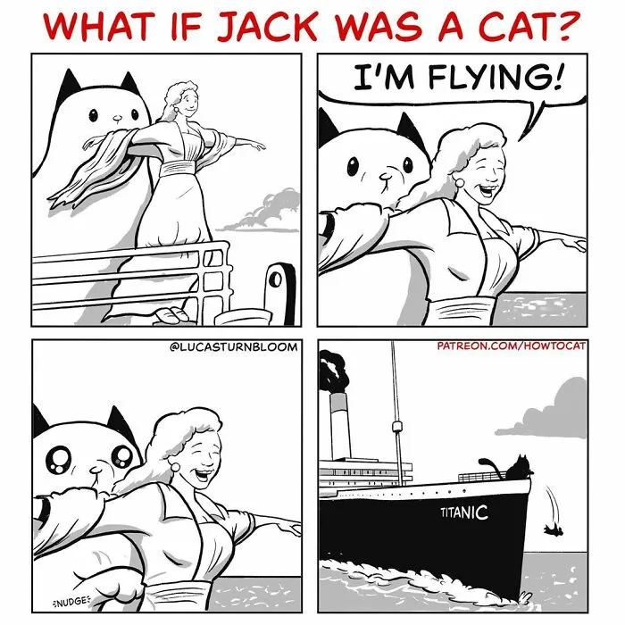 30 Funny Comics About The Reality Of Living With A Cat (New Pics)