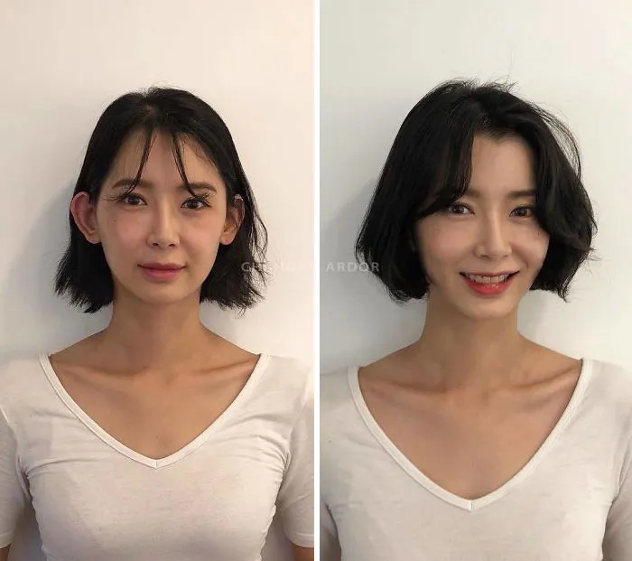 Esta estilista muestra cómo el corte de pelo apropiado puede cambiar a una persona (30 fotos)