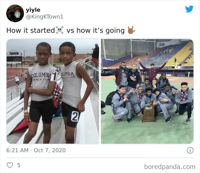 30 Wholesome 'How It Started vs. How It's Going' Posts