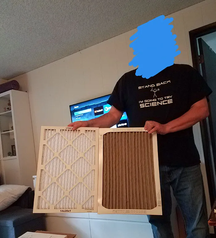 What Happens To The Furnace Filter After Two Weeks Of Wildfire Smoke