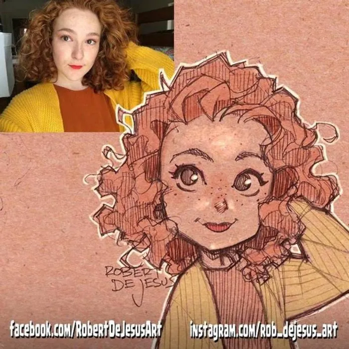 Artist Takes Pictures Strangers Send Him And Creates Cartoon Characters (30 New Pics)