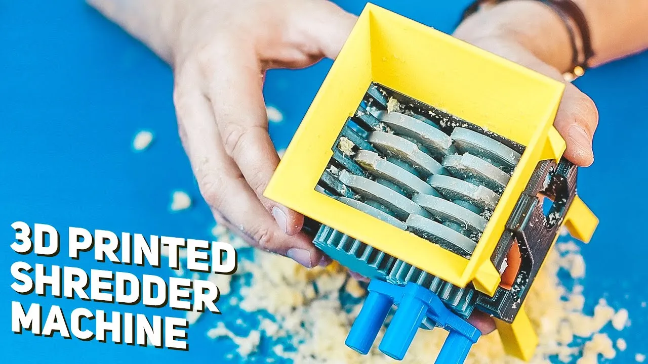 3D Printed Shredder Machine