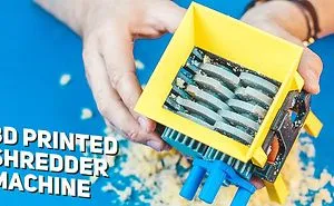 3D Printed Shredder Machine