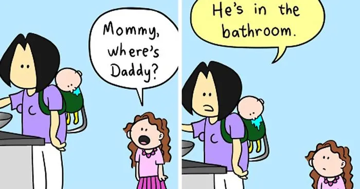 I Create Comics Showing What It's Like To Be A Mother (30 Pics)