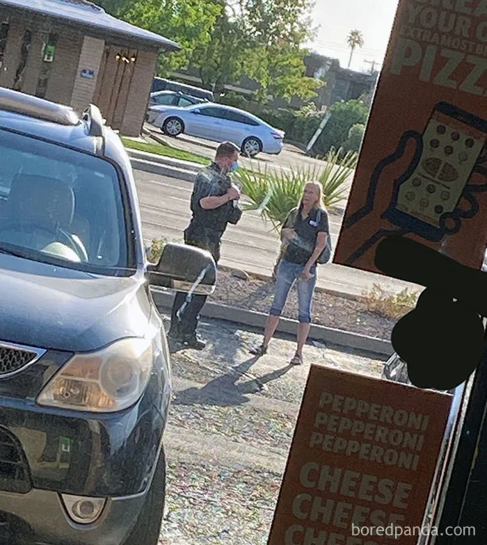 Just Had A Karen Call 911 On Us Telling Us It Was "Unconstitutional And Inhumane" That We Require Customers To Wear Masks