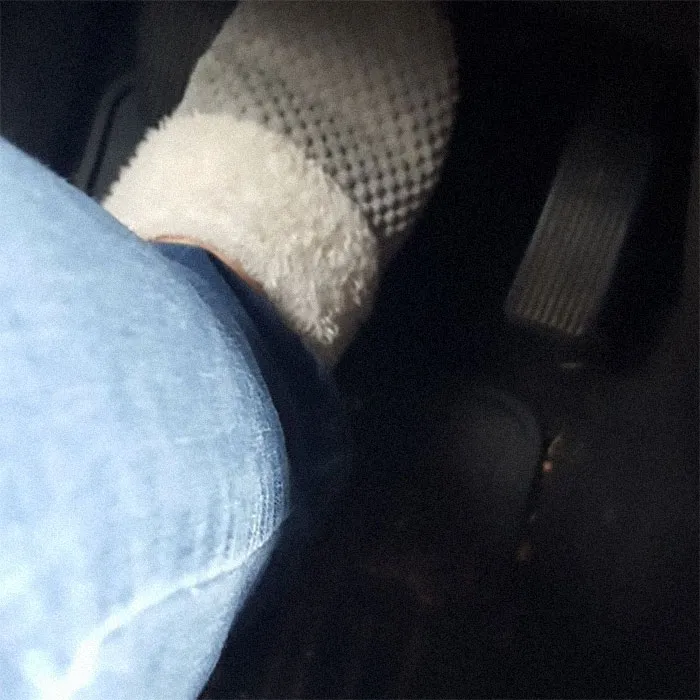 When You Get To Your Destination And Realise You Forgot To Take Your Slippers Off