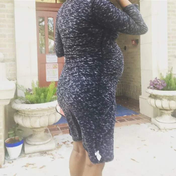 Hazel And Lennox Look What You Did To Your Mama! This Isn't Normal!!! All Day I Was Inside Out!! Pregnancy Brain Controlling My Life!! Thank You, Christine For Letting Me Know And Snapping A Memorable Picture!