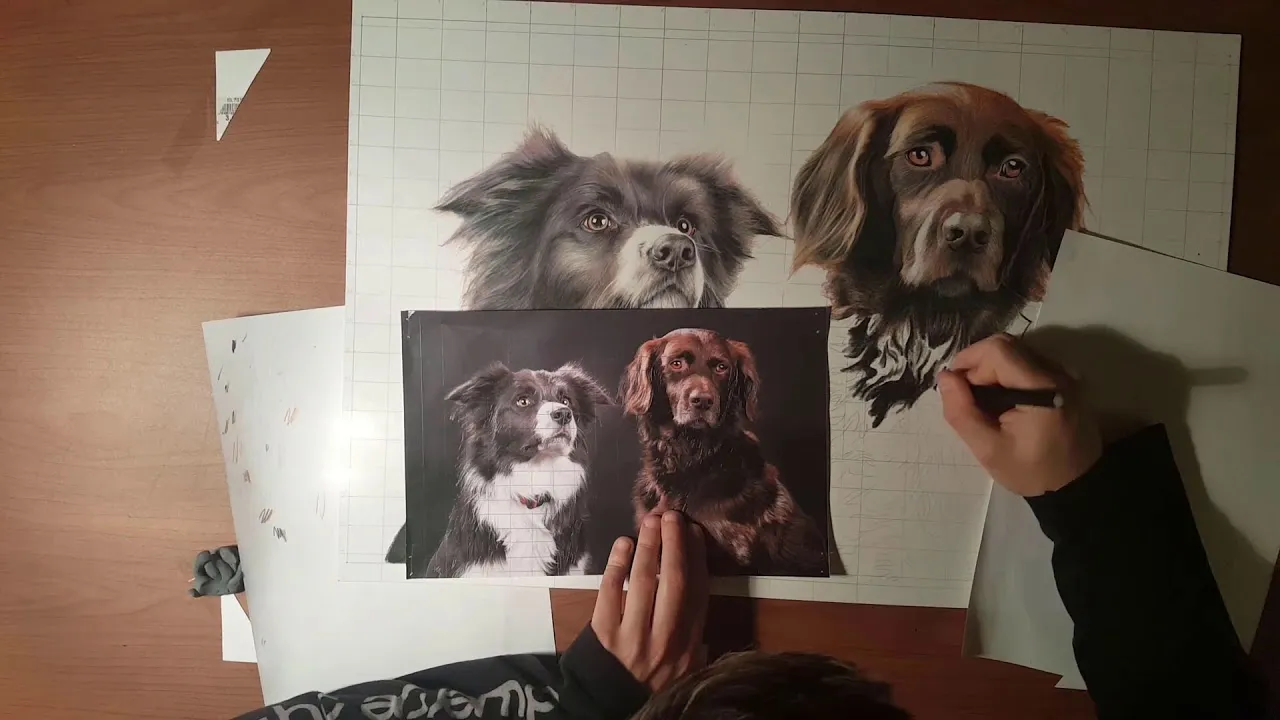 Border Collie Speed Drawing By Sielukart
