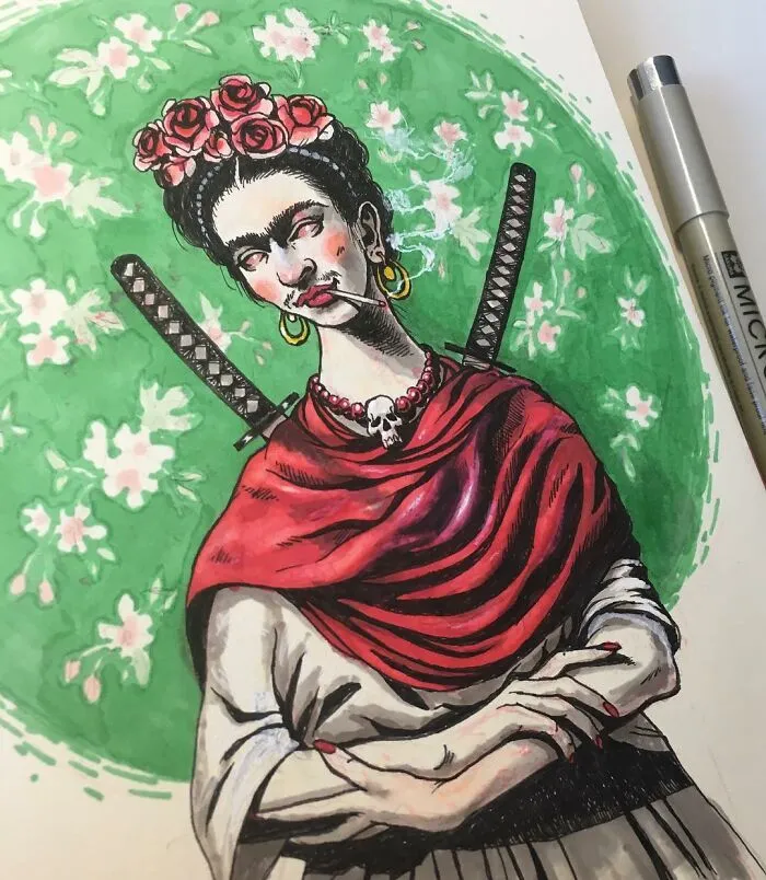 Russian Artist's 40 Illustrations Involve Dark Humor And Creepy Subjects