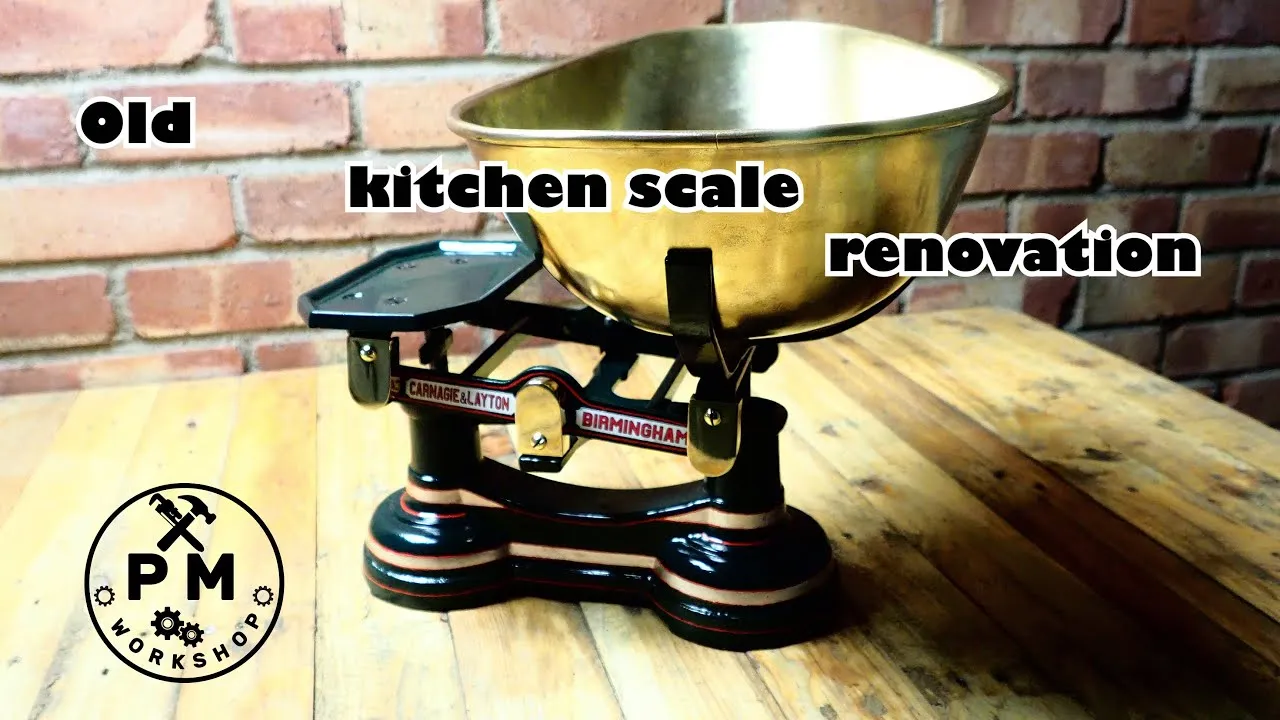 Old British Kitchen Scale Amazing Renovation.