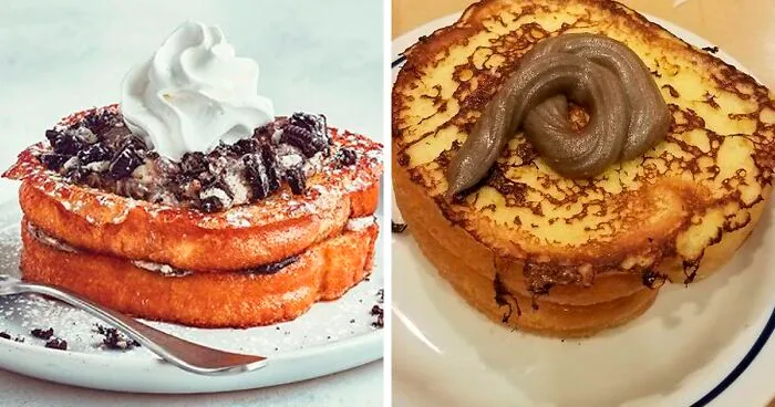 30 Comparaciones entre la comida que sirven los restaurantes VS como la anuncian