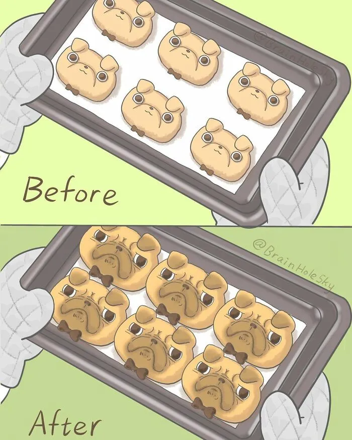 40 Simple And Short Yet Adorable And Fun Comics By BrainHoleSky