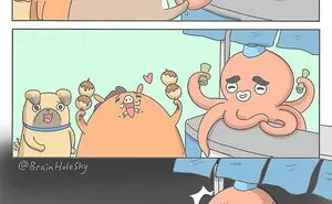 40 Simple And Short Yet Adorable And Fun Comics By BrainHoleSky