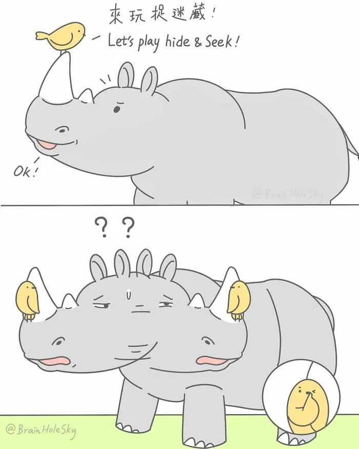 40 Simple And Short Yet Adorable And Fun Comics By BrainHoleSky